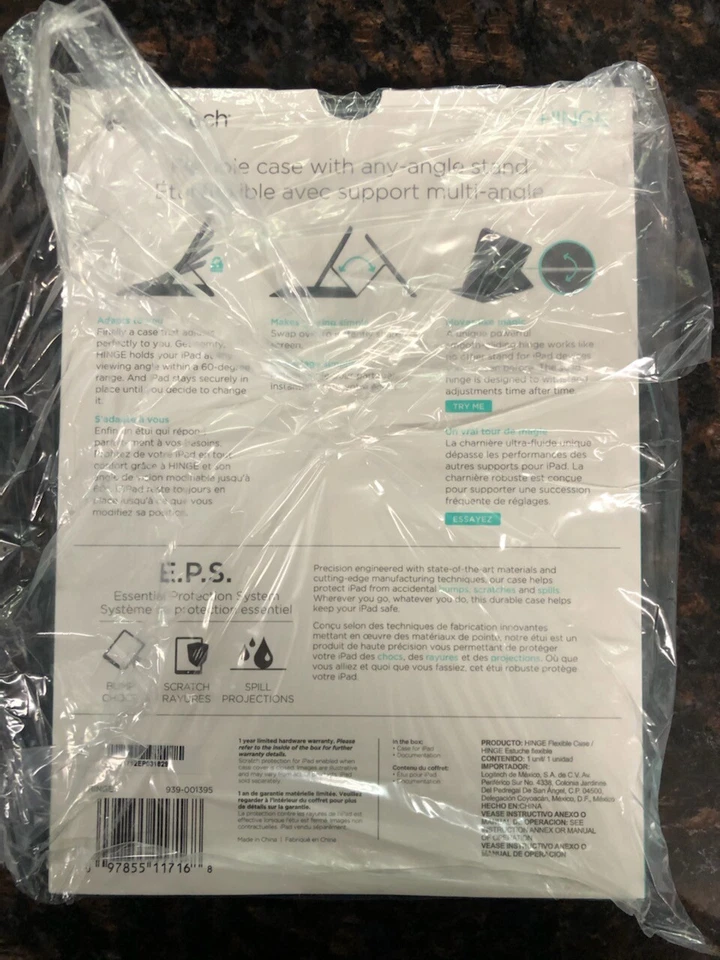 FAST SHIPPING BRAND NEW LOGITECH HINGE IPAD AIR 2 BLACK  - Image 2 of 2