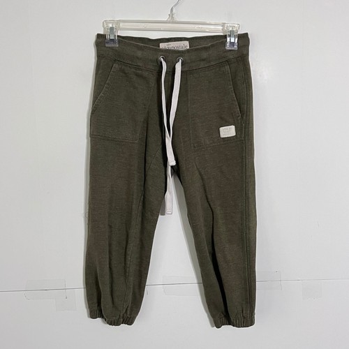Aeropostale Womens Joggers Bottoms Size XS Olive Drawstring Pants Warmers