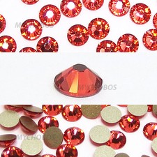 1440 Swarovski 2088 20ss crystal flatback rhinestones 5mm ss20 red PADPARADSCHA