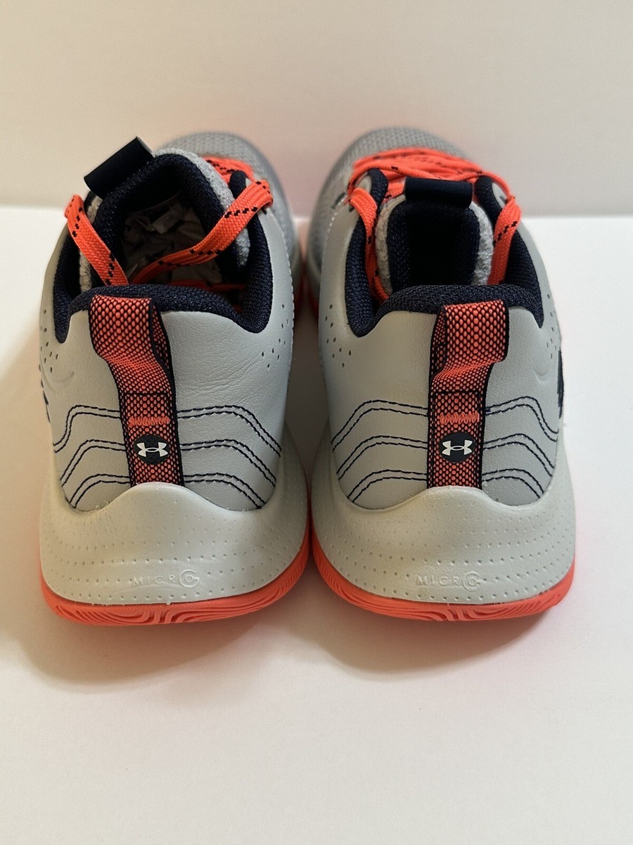 NEW Under Armour UA Steph CURRY Basketball Shoes Gray Orange 3ZERO