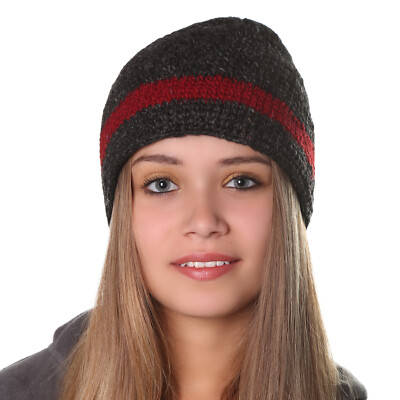 Art and Magic Unisex Embroidered Wool Fleece Lined Hat