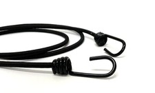 Bungee Cord Straps Black 6mm Stretchy Heavy Duty Steel Wire Hooks Camping Hiking