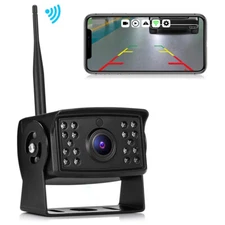 Wireless Reverse Camera 18 Infrared LED WiFi Rear View Backup For IOS Android