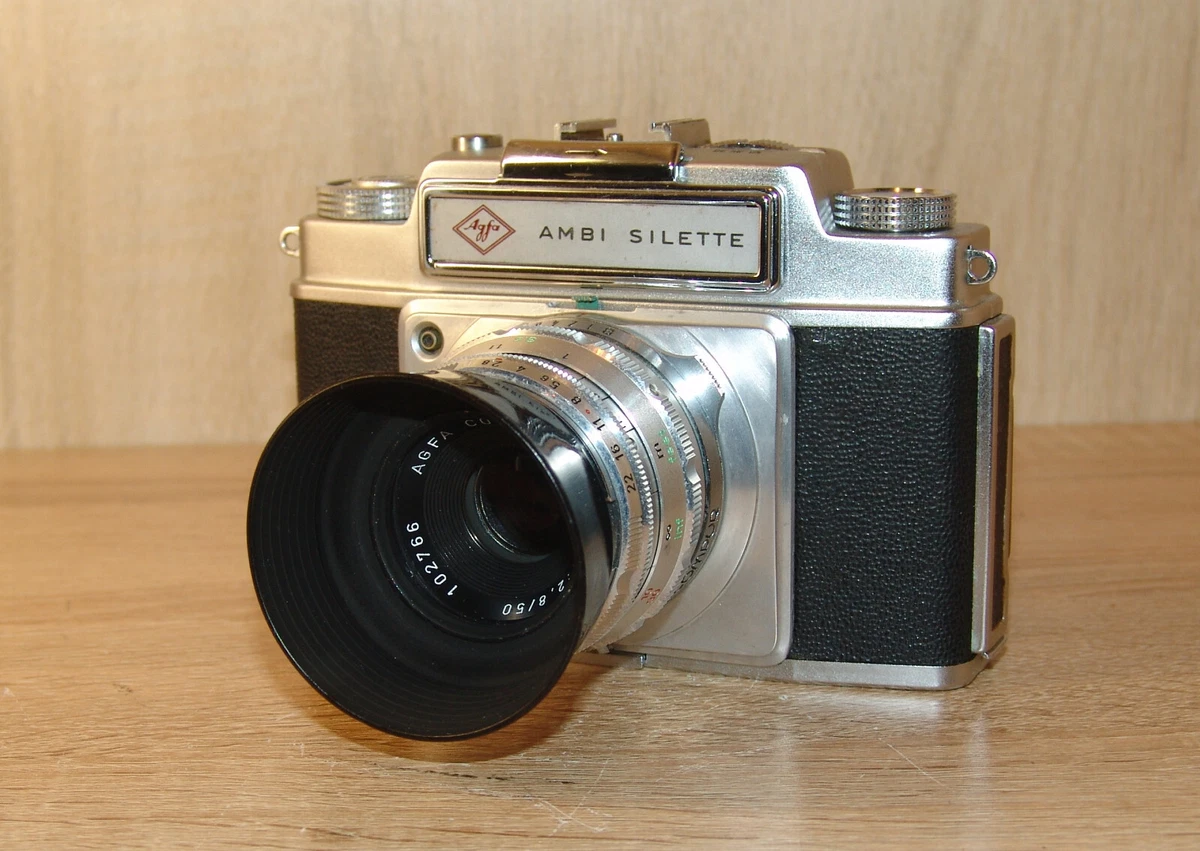 camera AGFA AMBI SILETTE ,Agfa COLOR-SOLINAR 2,8/50mm. Lens,Gemany
