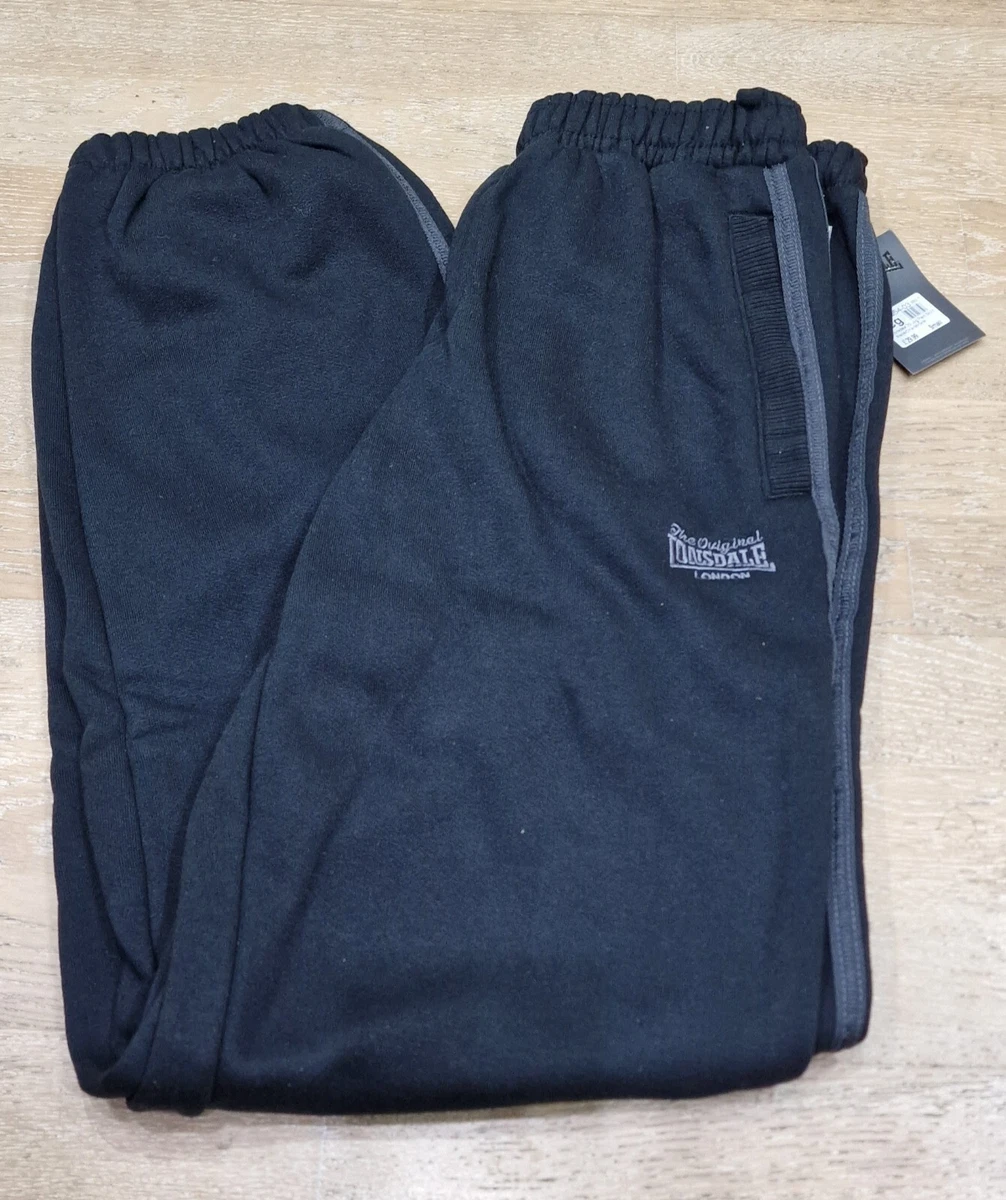 Lonsdale Mens Track Pants Tracksuit Bottoms Trousers Jogging