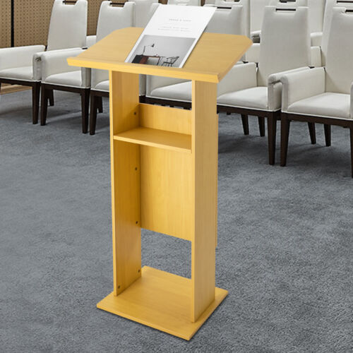 Presentation Stand Lectern Stand Conference Classroom Church Desk For Laptop - Picture 20 of 23