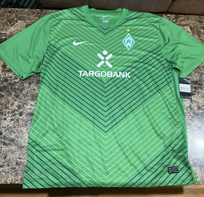 New With Tags NWT 2011-2012 Nike Werder Bremen Home Soccer Football Jersey XXL