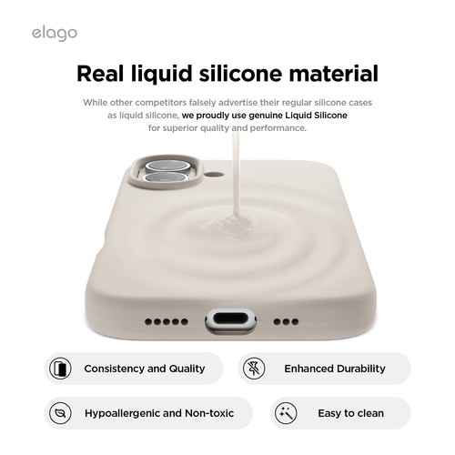 Custodia iPhone 16 - elago® iPhone 16 custodia in silicone premium - Foto 3 di 260