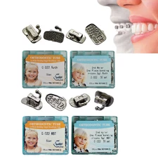 200pcs Dental Orthodontic Buccal Tube 1st 2nd Molar Roth MBT Monoblock Bondable