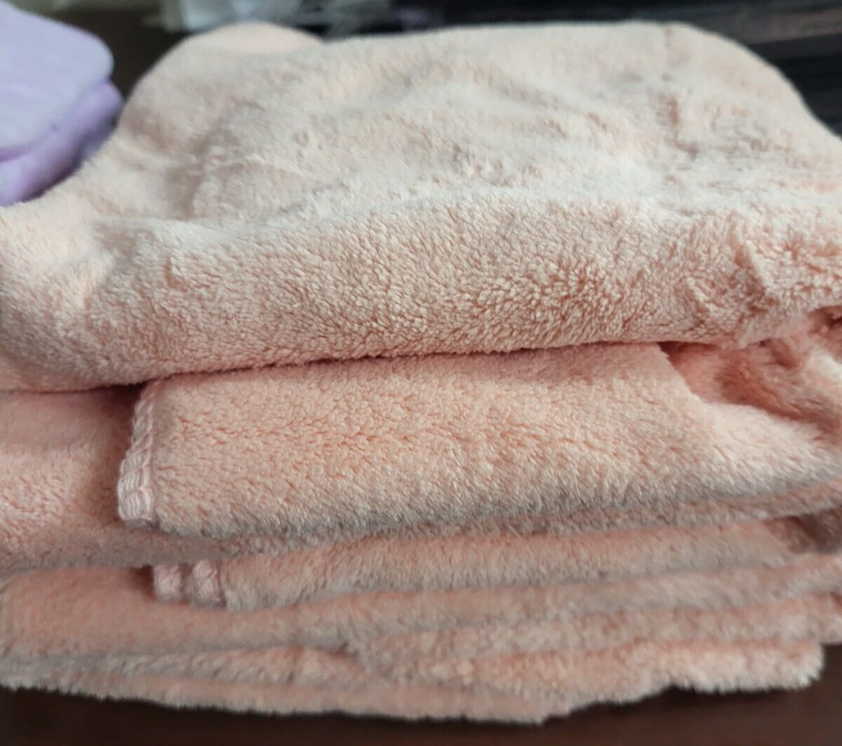 Peach 2024 colored towels