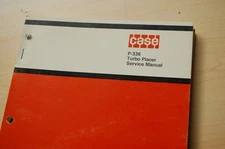 CASE P-336 TURBO PLACER CONCRETE PUMP Service Book Shop Manual repair overhaul