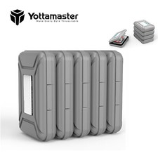 Yottamaster 5 Pcs 3.5" Protective Storage Case Hard Disk Drive Protection Box