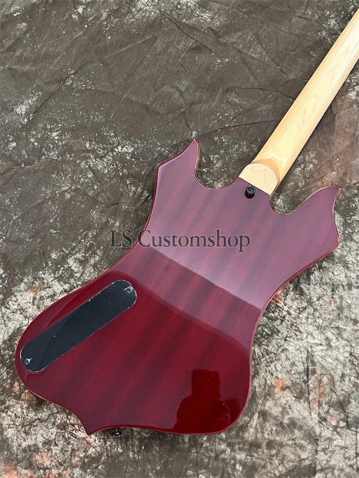 Guitarra Eléctrica Nomad Personalizada Wylde Cocobolo Cuerpo Sólido Incrustación Especial Envío Rápido Foto 2 de 4