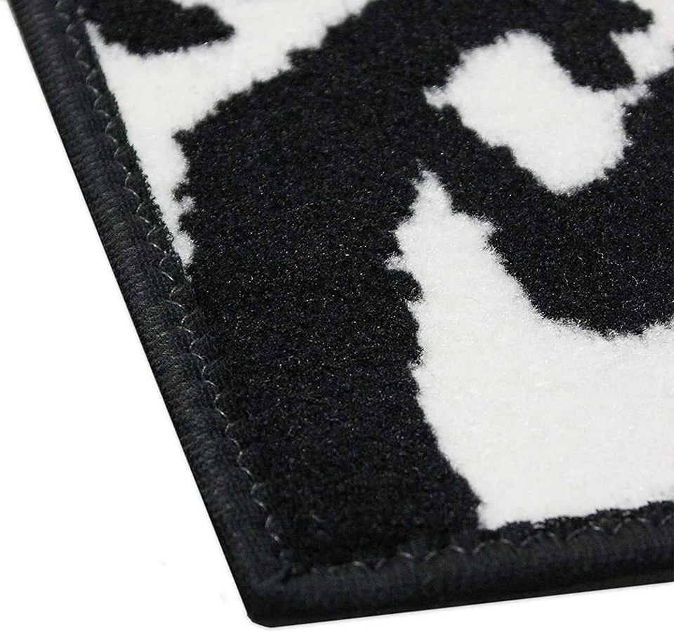 Koeckritz Zebra Print Custom Cut Economy Indoor Rug | Non-Slip Rubber Backing - Image 4 of 4
