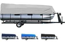 iCOVER Trailerable Pontoon Boat Cover,with Storage Bag,tear resistant,4 colors