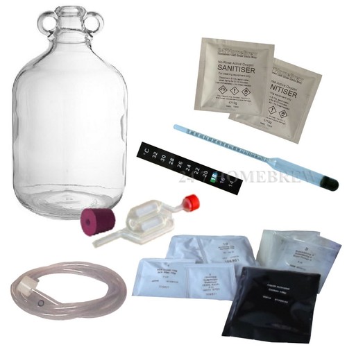 Moonshine Kit Make High Alcohol Spirit Base Glass Demijohn No Still Needed