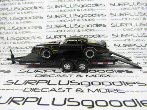 Greenlight LOOSE Track Day: Black 1979 PONTIAC FIREBIRD T/A w/Car Trailer - Picture 1 of 9