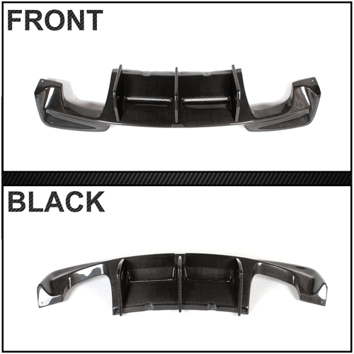per BMW E82M 1M Coupe diffusore in carbonio diffusore posteriore paraurti spoiler attacco posteriore - Foto 12 di 13