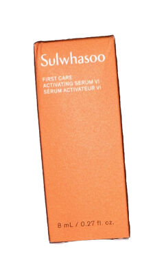 SULWHASOO FIRST CARE ACTIVATING SERUM VI 0.27 Oz / 8 ml NEW TRAVEL SIZE
