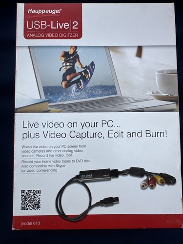 Hauppauge 610 USB-Live 2 Analog Video Digitizer Video Capture Device NEW - Picture 1 of 4