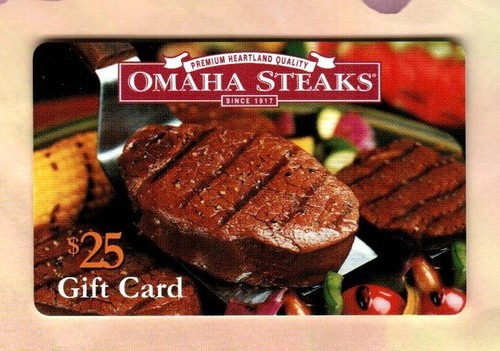OMAHA STEAKS Steak on the Grill ( 2006 ) Gift Card ( $0 - NO VALUE ) - 第 1/2 張圖片