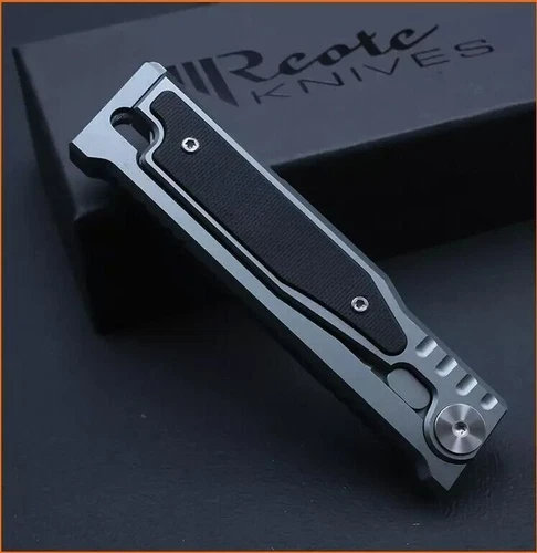 3.15" D2 Blade Folding Knife | T6 Aluminum & G10 Handle | Camping Tactical EDC