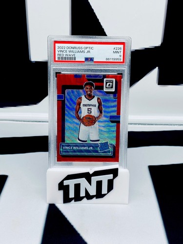 Vince Williams Jr 2022-23 Panini Donruss Optic Rated Rookie Red Wave PSA 9 - Picture 1 of 3