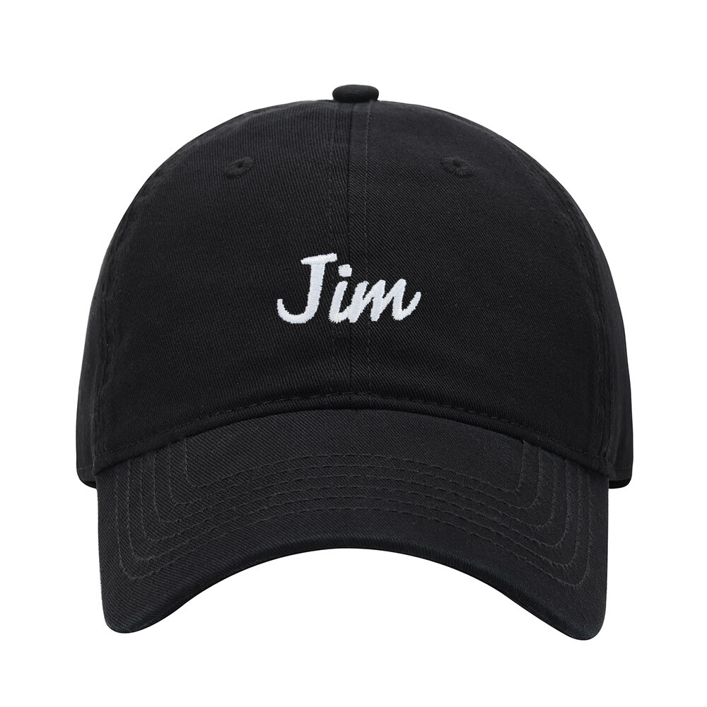 Baseball Cap Men Name Jim Gift Embroidered Washed Cotton Dad Hat Baseball Caps