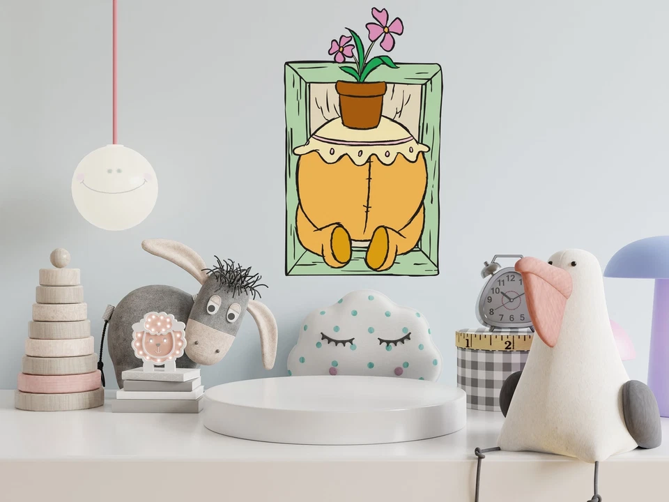 Winnie The Pooh Stuck 3D Wall Sticker Decal Home Decor Wall Art WTP16 - Image 2 of 3