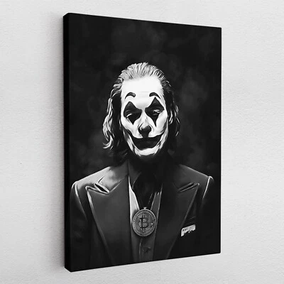 Leinwandbild Poster Acryl Glas Pop Art Joker Batman DC Comic Clown abstrakt - Bild 1 von 4