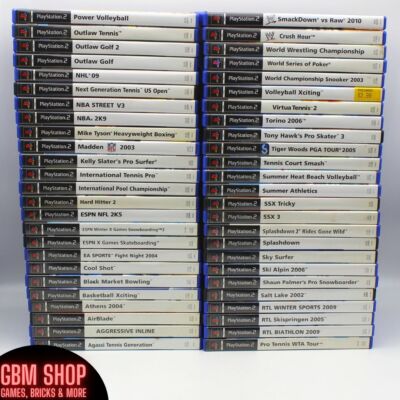 PS2 Spiele | Sport Spiele Spieleauswahl | Playstation 2 NBA NHL WWE SSX