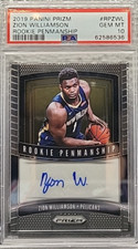 2019-20 Panini Prizm Rookie Penmanship Zion Williamson RC PSA 10 Gem Mint!!!