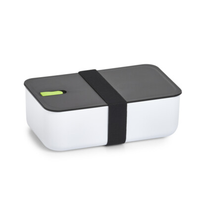Zeller Lunch Box Kunststoff weiß/schwarz/grün 750 ml 19 x 12 x 6,5 cm