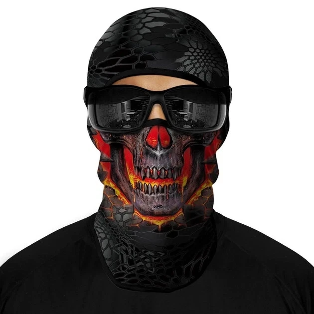Skull print balaclava balaclava