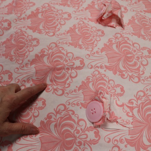 Canopy Couture Carseat Cover Minky Fleece & Cotton "Angelina" Pink & White 38x26 - Picture 5 of 19