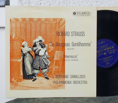 Richard Strauss   Le Bourgeois Gentilhomme Suite  Columbia 33CX 1647  LP UK 1959