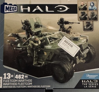 Mega Halo FLEETCOM Warthog ATV Vehicle 5 Micro Action Figures 462pcs HNC57 New