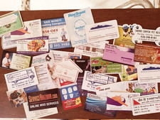 160Pcs CARD MAGNET. LOT/COLLECTION of 160 DIFFERENT MAGNET BUSINES CARDS/ADS