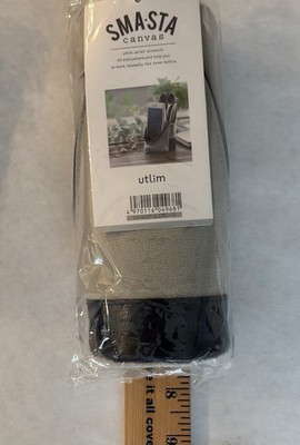 Utlim Sma-Sta Canvas Standing Phone HolderPen Case Pencil Pouch Magnetic gray