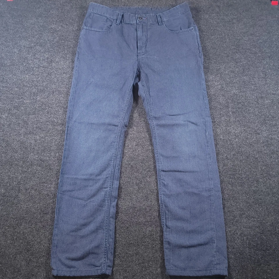 Брюки мужские Robert Graham 34 синие Kipling покрой на заказ эластичные прямые штанины Chino - Изображение 2 из 4