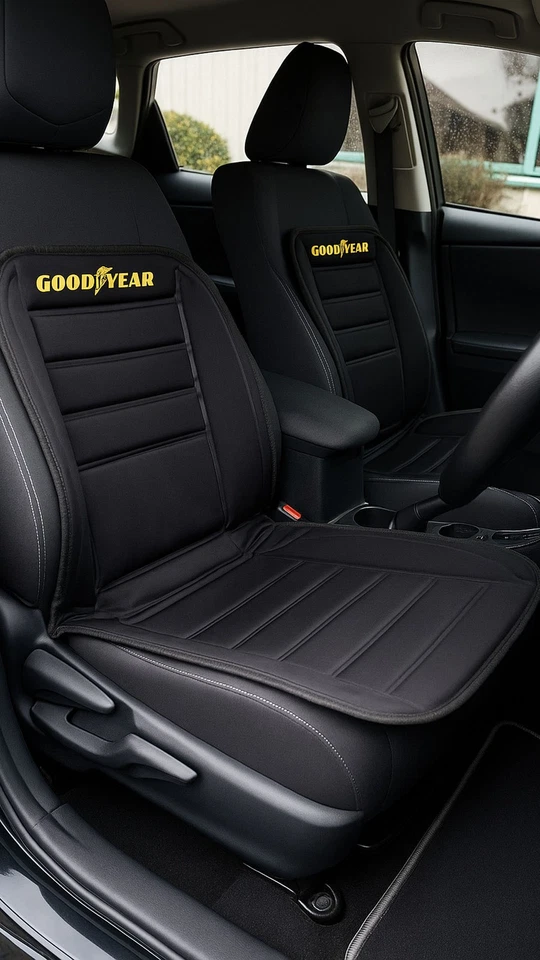 Goodyear Luxury Heated Car Seat Cushion Heater Aftermarket Universal Fit 12V - Image 4 of 4