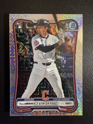2026 Bowman Chase DeLauter Mojo Refactor Rookie Card (RC) Guardians #37