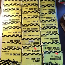 CLIFF NOTES AND STUDY GUIDES - assorted