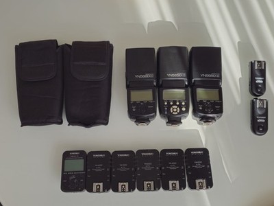 Professionelles Yongnuo Blitz-Set   3x Speedlight (YN568EX II / YN565EX II) Set