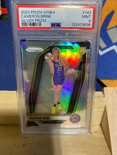 CAMERON BRINK ROOKIE RC PSA 9 Silver Prism 2024 Panini #143