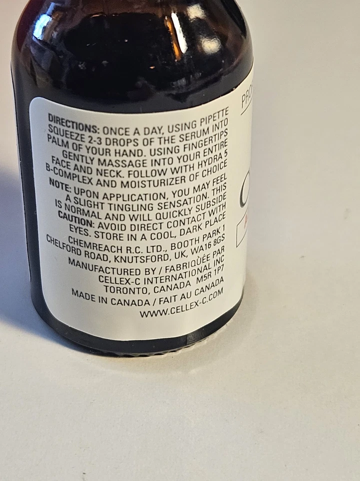 Suero Cellex-C Advanced-C 15 ml / 0,5 fl. OZ sin caja sellada Foto 2 de 3