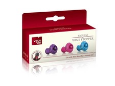 Vacu-Fin Wine Stopper Set, 3-Piece