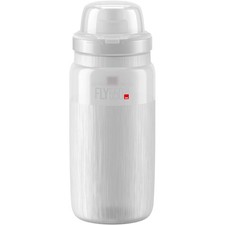 Elite Fly Tex MTB 550ml Water Bottle Clear Cycling Hydration Drinks