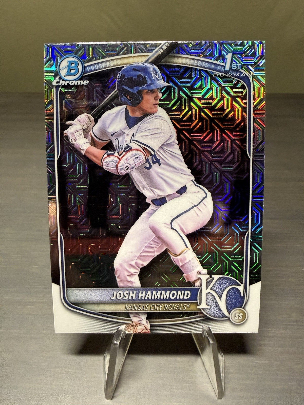 2025 Bowman Draft #BCP-185 Josh Hammond 1st Bowman Mega Box Mojo Refractor (RC)