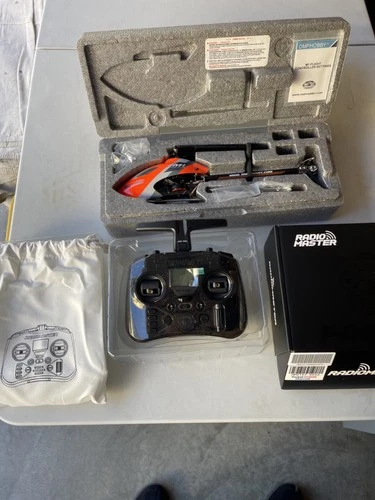 OMPHobby M1 Evo RC Helicopter RTF - Orange New w/extras